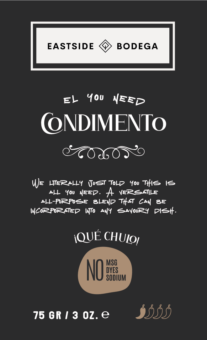 El you need Condimento